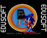 Sonic's Edusoft - Sega Master System (Europe) | SEGA1UP