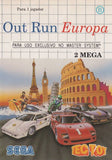 OutRun Europa - Sega Master System (South America) | SEGA1UP