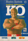 George Foreman's KO Boxing - Sega Master System (South America) | SEGA1UP